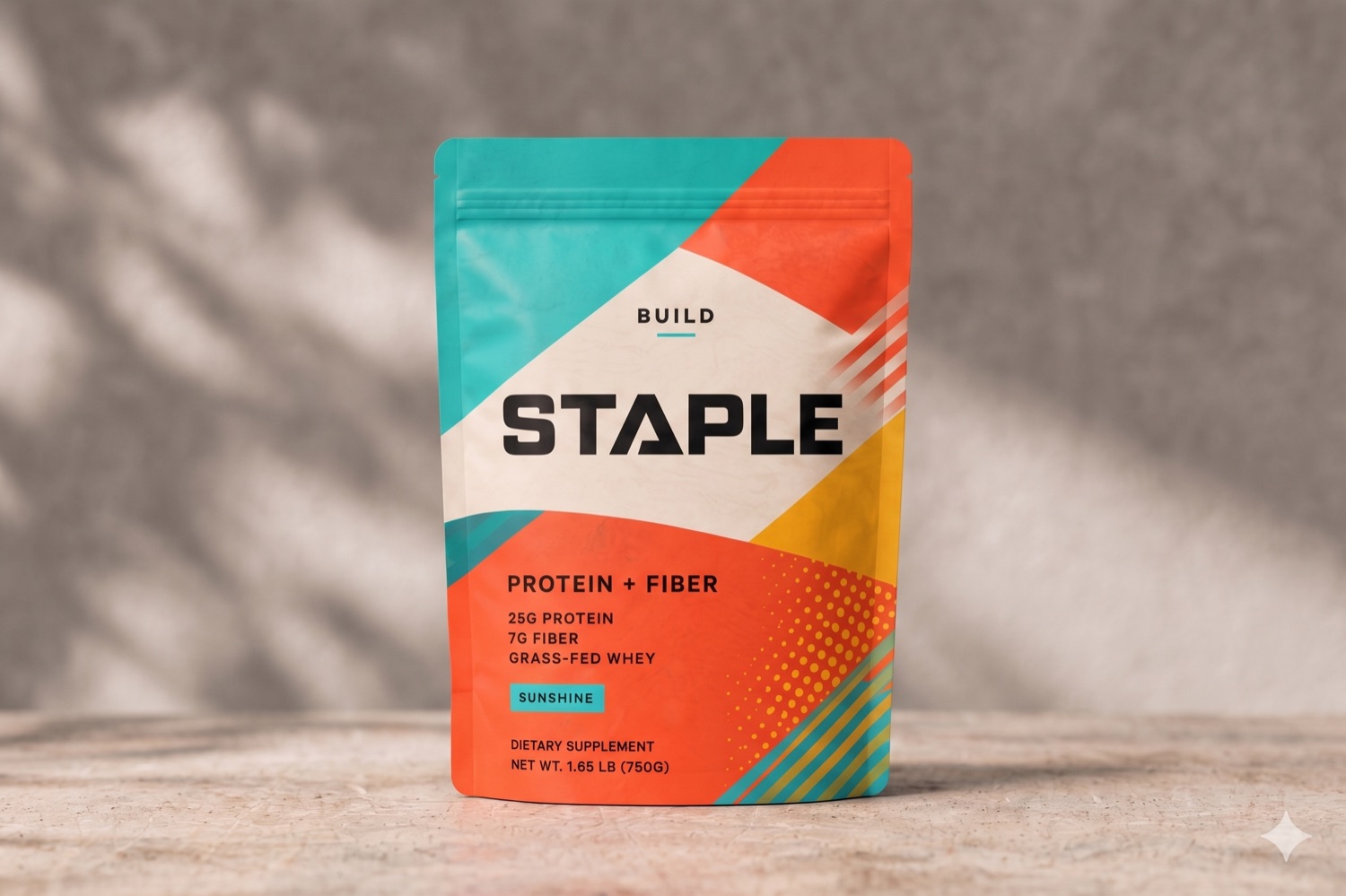 Staple Build Protein + Fiber pouch