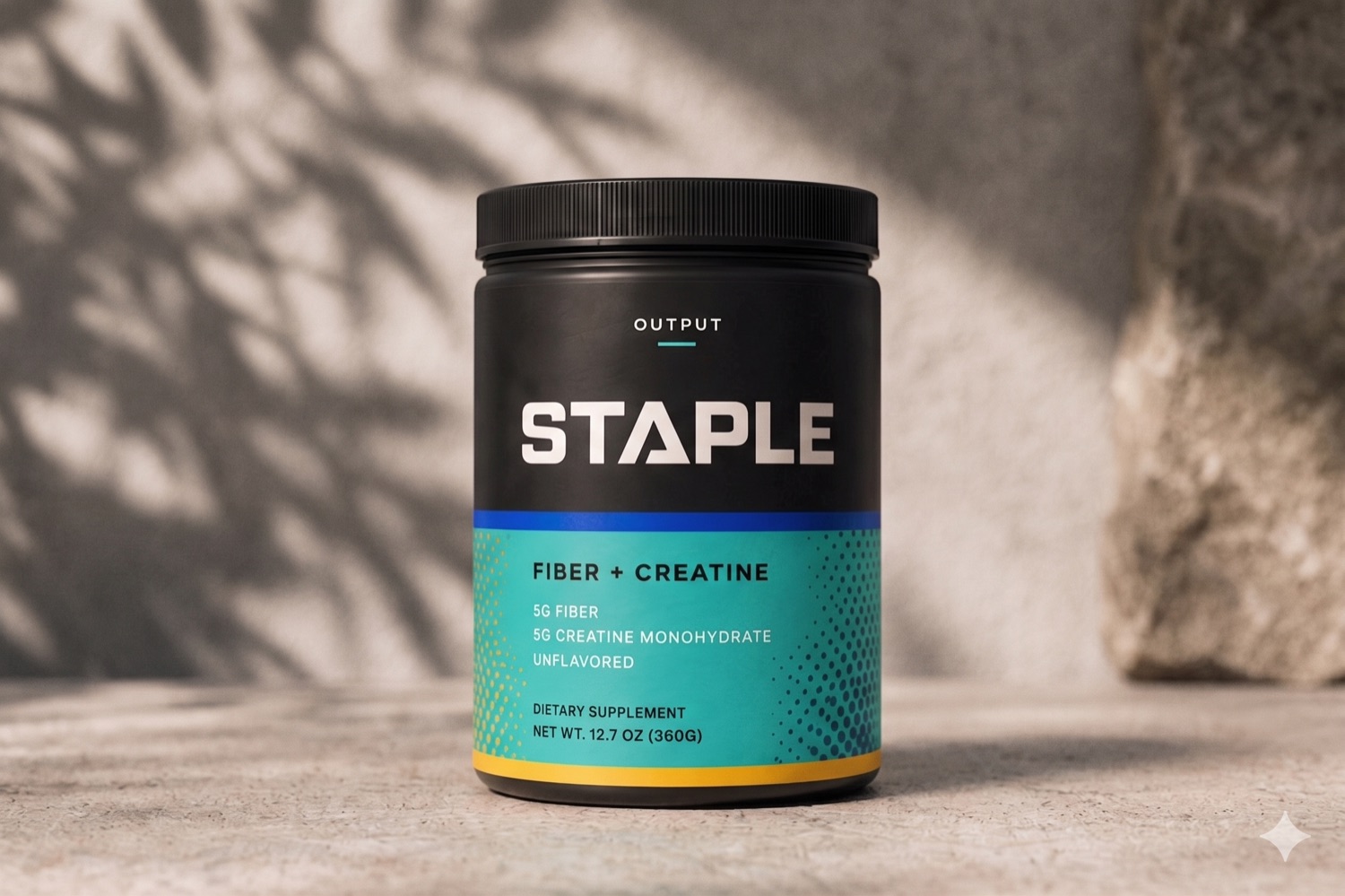 Staple Output fiber and creatine tub